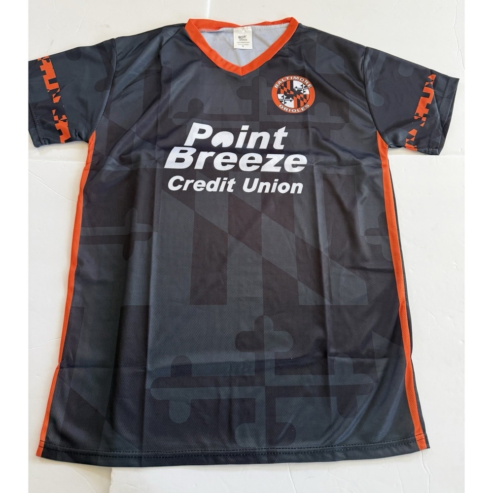 New Baltimore Orioles Shirt Men's Med. Stadium Giveaway Point Breeze 24